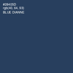#28405D - Blue Dianne Color Image